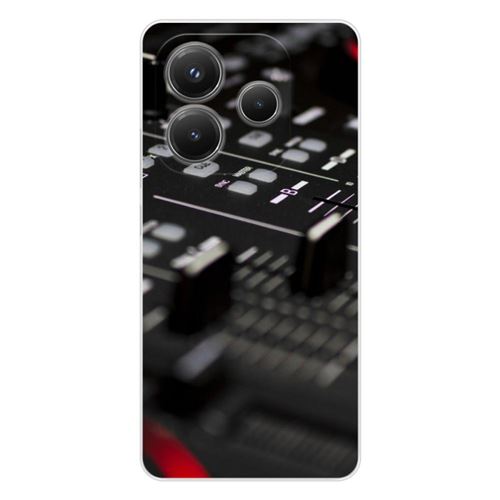 Coque en silicone imprimée compatible Xiaomi Redmi Note 14 5G Dj Mixer