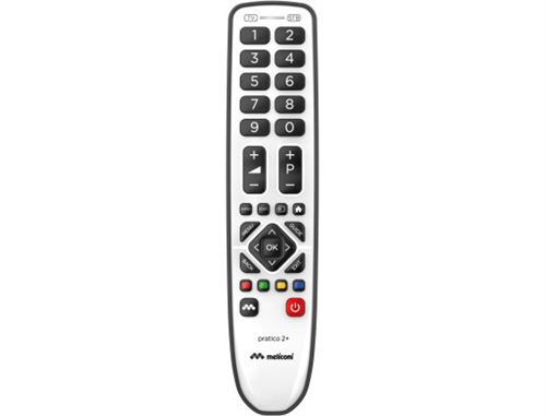 Meliconi Blanc Télécommande Universelle Pratico 2+
