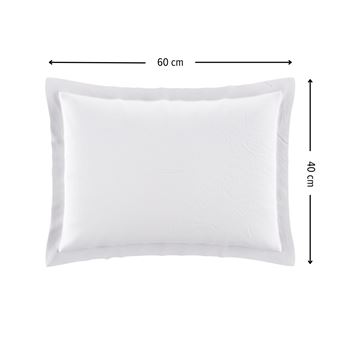 Taie d'oreiller Coton Blanc - 40x60 cm - 100% coton - Le Roi du Matelas -  Achat & prix
