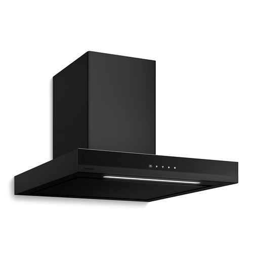 Klarstein Velaire Hotte Aspirante 60 Cm 600 M³/H A++ Commandes Tactiles Led 3 Vitesses Noir