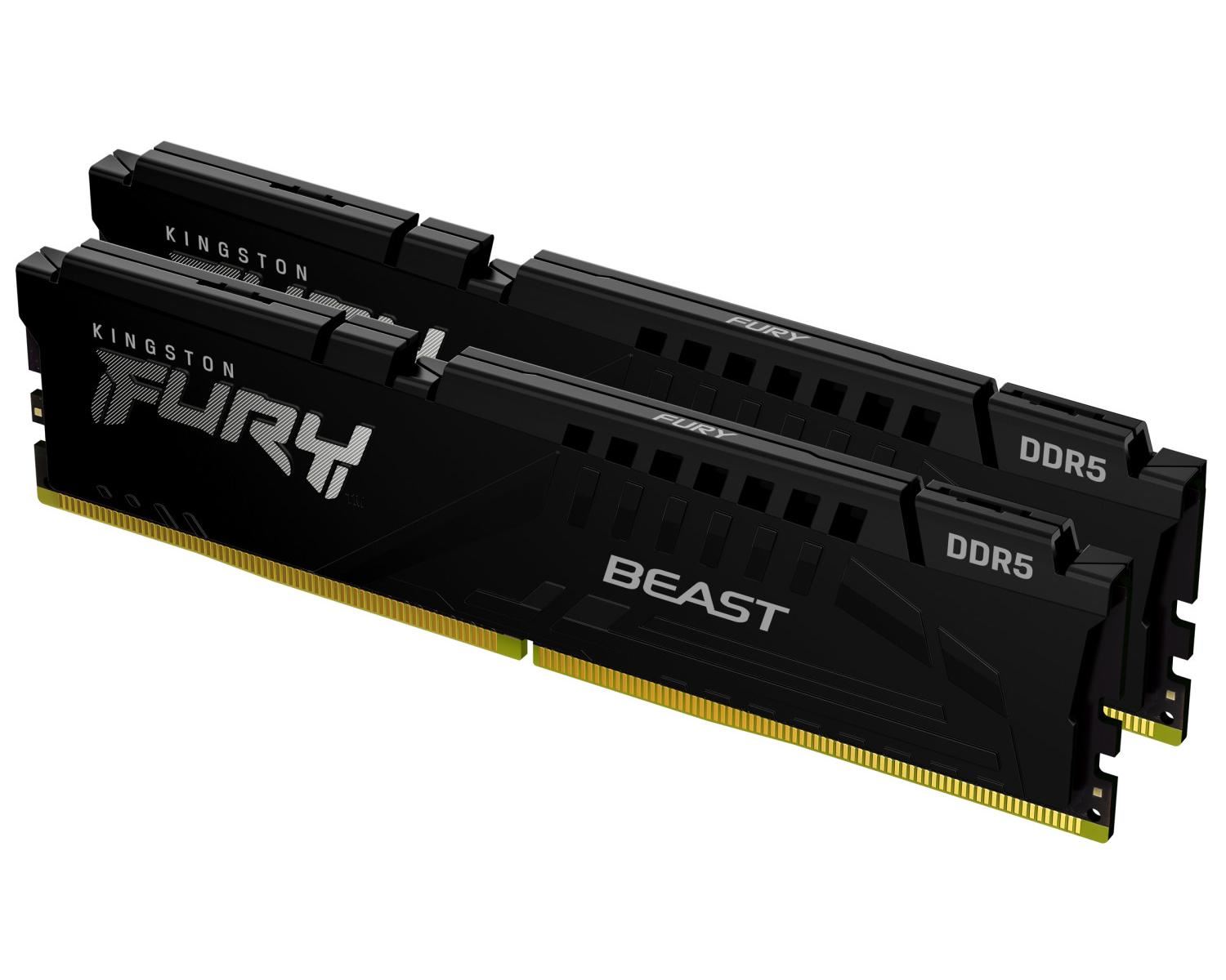 Kingston FURY Beast 16GB DDR5 5200MT/s RGB Gaming Memory Module