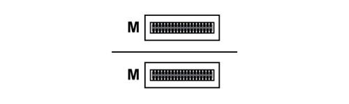 Alcatel-Lucent - Câble réseau - QSFP+ (M) pour QSFP+ (M) - 3 m - pour Alcatel-Lucent OmniSwitch 10K
