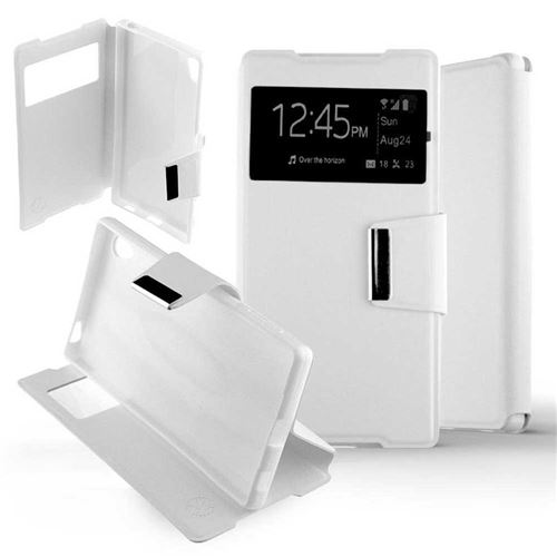 Etui Folio pour Sony Xperia Z5 - Blanc