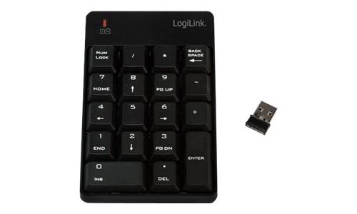 LogiLink - Toetsenbord - draadloos - 2.4 GHz