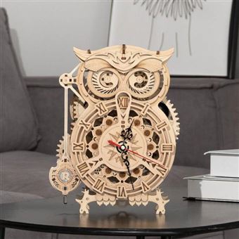 Maquette 3D - Horloge Hibou