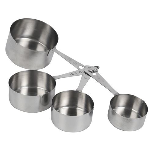 4 casseroles inox à mesurer