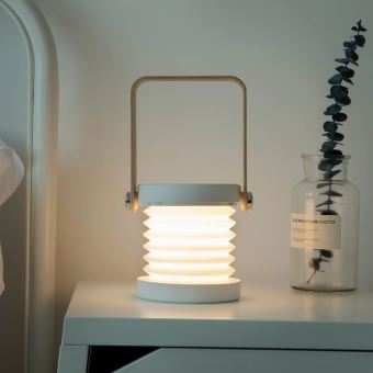 24€88 sur Lampe de Chevet de Table Sans Fil et de la Lampe de Table  Portable Lampe de Chevet Led JJZM002 - Achat & prix