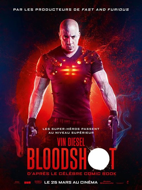 BLOODSHOT - 2020 - Vin Diesel - 40x56cm - Affiche