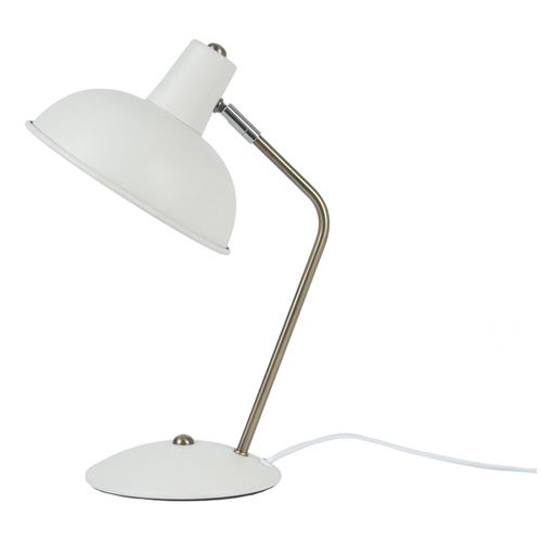 Leitmotiv - Lampe en métal à poser Hood Blanc