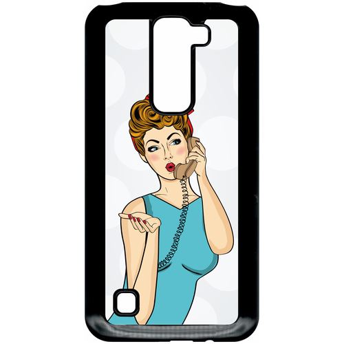 Coque Lg K7 Modele X220 Pin Up Fond Blanc