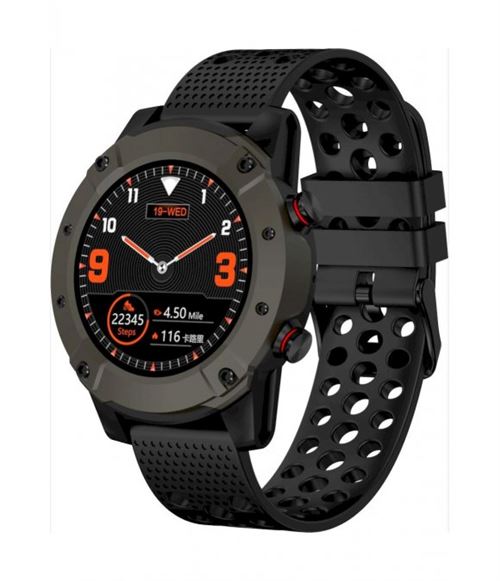 Montre intelligente Denver Electronics SW-650 1,3 AMOLED Bluetooth GPS Noir