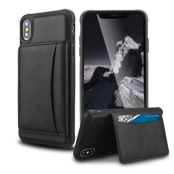 Coque de protection en cuir antichoc avec fente pour Apple ...