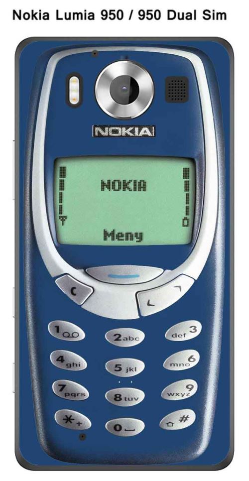 Coque Nokia 3310 Classic Blue pour Nokia Lumia 950 - 950 Dual Sim