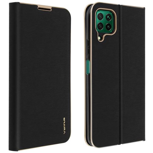 Avizar Housse pour Huawei P40 Lite Étui Folio Intégral Porte-carte Support Vidéo Noir