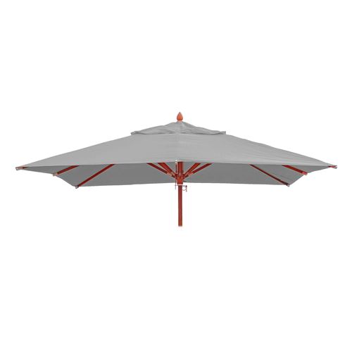 Toile pour parasol MENDLER HWC-C57,3x3m polyester 3kg gris clair