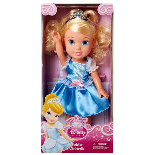 Jakks Pacific – Disney Princess – Toddler Doll – Cinderella, Poseable Body, INCL. Tiara, 13 by