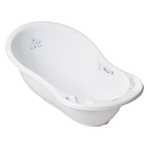 Baignoire b&eacute;b&eacute; thermom&egrave;tre Blanc Lapin 102 cm