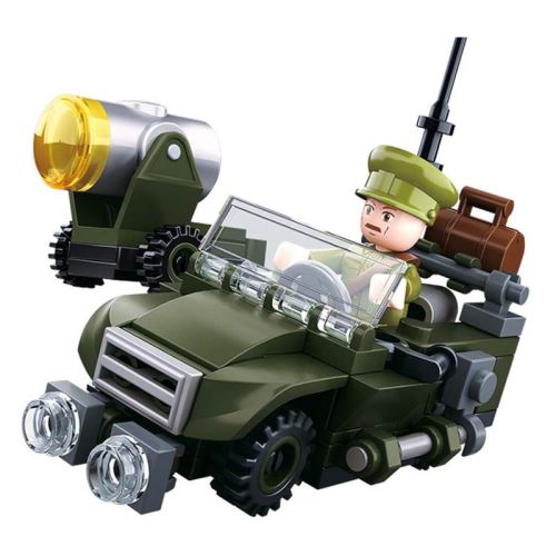 Jeu de construction brique emboitable compatible lego sluban wwii véhicule  militaire armé m38 b0678b soldat articulé - Lego - Achat & prix