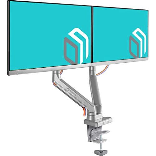 ONKRON MS160 Support pour 2 Moniteurs De 23 A 32 Pouces Argenté