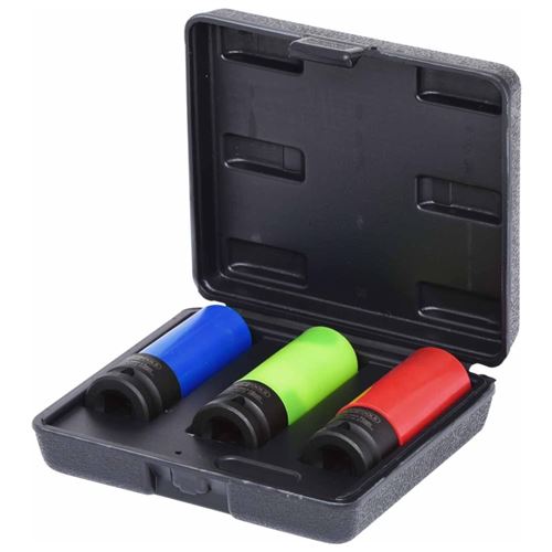 KS Tools Jeu de douilles à chocs 3 pcs Acier 1/2