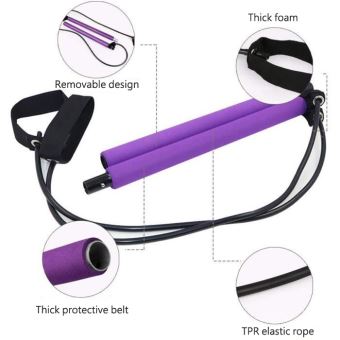 Kit Pilates Zacro - Barre + Élastiques - NEUF - Fitness à Domicile
