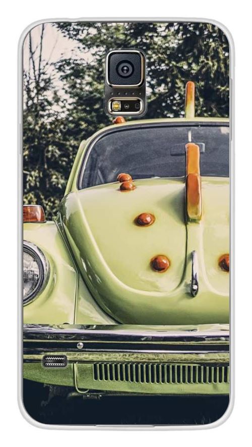 Coque en silicone imprimée compatible Samsung Galaxy S5 Coccinelle