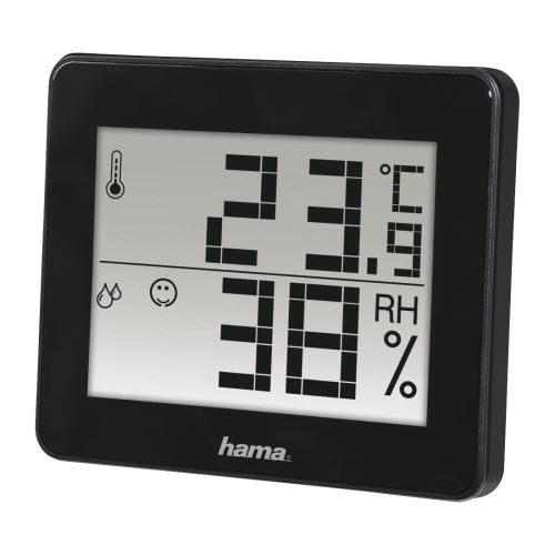 Hama Thermomètre/hygromètre TH-130, noir