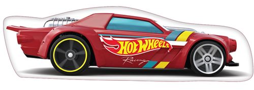 Hot Wheels coussin garçons 40 cm polyester rouge