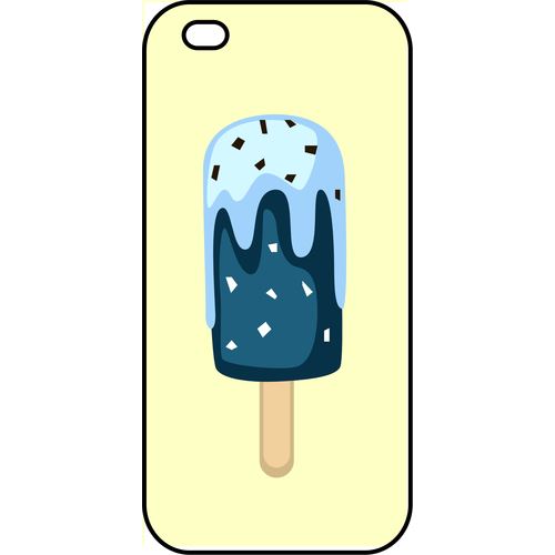 Coque Apple Iphone Se Glace Baton Bleu