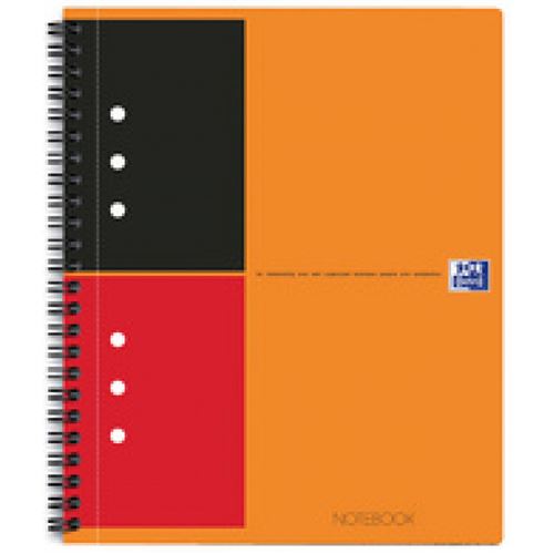 OXFORD Bloc-notes reliure intégrale - Petits carreaux - 160 pages - Orange  - 21 cm x 14,8 cm x 0,9 cm - La Poste