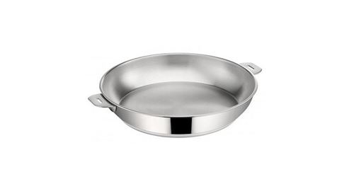 LAGOSTINA SALVASPAZIO 012135040526 Poêle 26 cm Inox Tous feux dont induction (anses et poignés vendues séparemment)