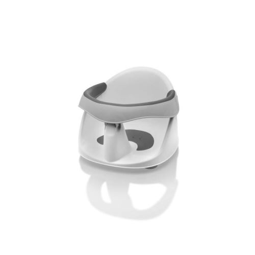 BEBE ANGEL Anneau De Bain Bi-matiere Avec Ouverture Frontale - Blanc/Gris