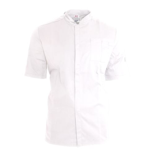 Le Chef - Veste de cuisinier ThermoCool - Unisexe (2XL) (Blanc/Noir) - UTPC2704