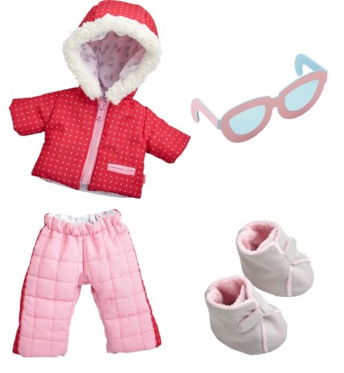Haba ensemble Winterpret30 cm rouge/rose