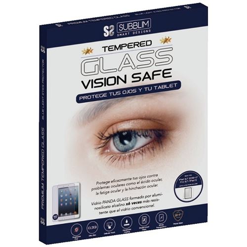 SUBBLIM Protector de pantalla sub-tg-2abl101 Cristal templado bluelight Para ipad air 2019 - dureza 9h+ - Ultra Slim 0.33