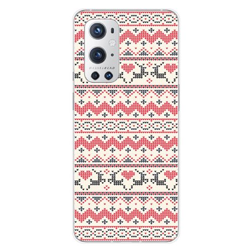 Coque en silicone imprimée compatible OnePlus 9 Pro 5G NO Pull de Noël Rennes