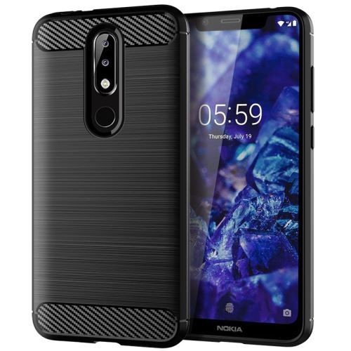 Etui Coque de protection durable souple pour Nokia X5 - Noir