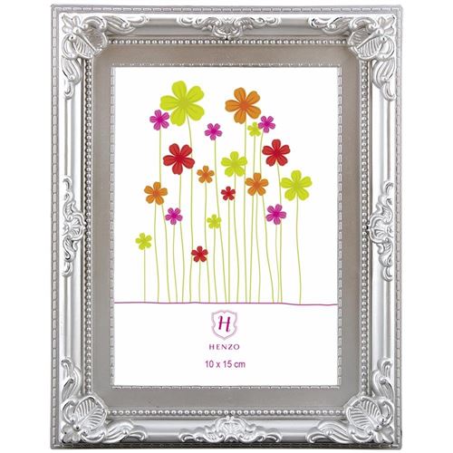 Henzo 8036115 colourb kežmarok Cadre photo, Plastique, argent, 10 x 15 x 2 cm