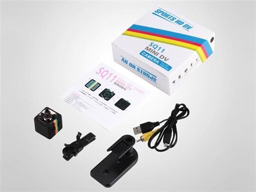 Mini Camera video espion Full HD 1920x1080 Pixel 4 go class 10