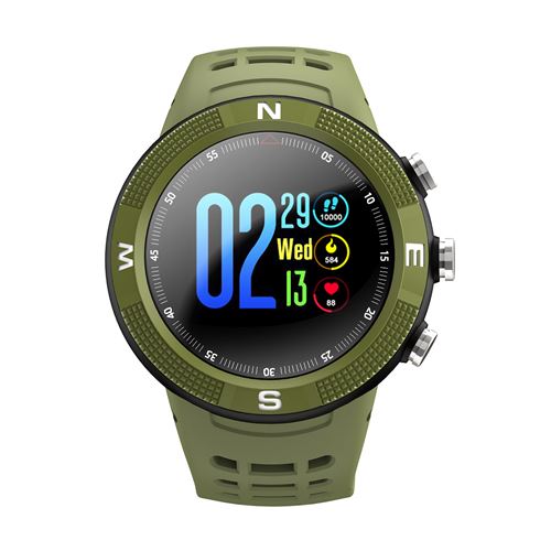 Montre Intelligente OHP F18 IP68 étanche+Écran 3D+GPS - vert