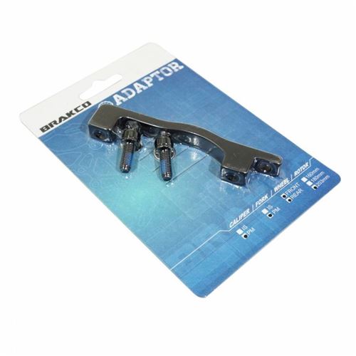 Adaptateur frein a disque vtt brakco disque 203mm etrier post-mount sur cadre-fourche 160mm postmount