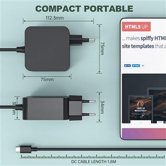 Adaptateur Secteur 15V Nintendo Switch - Chargeur USB Type-C