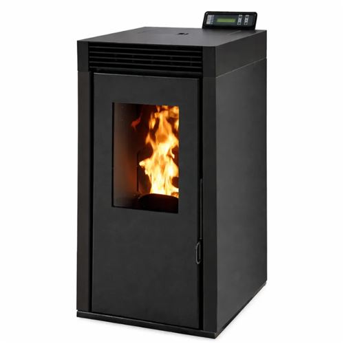 INTERSTOVES Po&ecirc;le &agrave; granules MARINA 6 &Eacute;tanche - Noir 