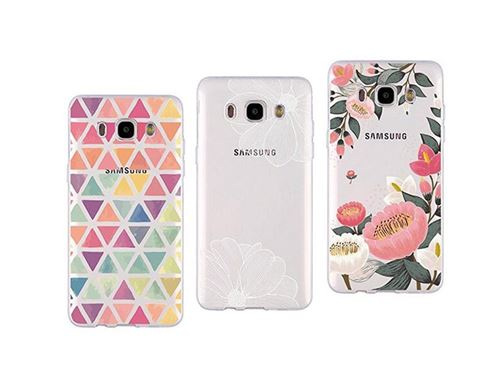 Samsung J7 2016 (J720) Pack de 3 coques souple et résistante anti choc avec impression de qualité