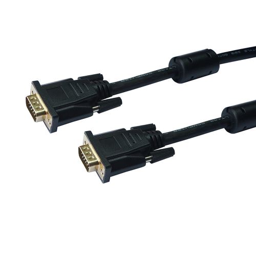 Lineaire XPCHD166D Câble VGA HD15 mâle 2 m Noir