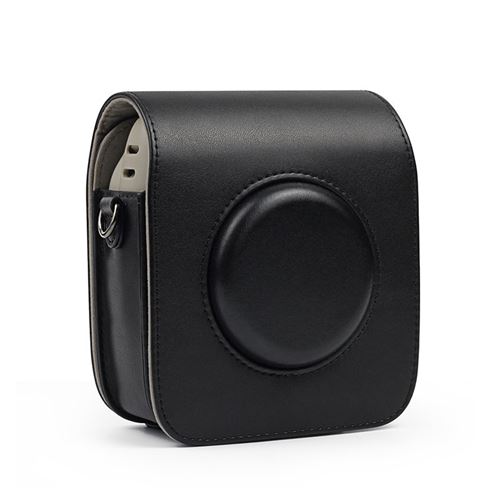 Étui de protection en cuir PU pour Fujifilm Instax Square 20 - Noir