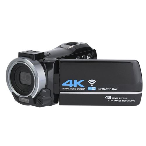 DV-FR485 3K Ipad 4K 48MP HD Digital DV Caméra 16X Zoom Wifi Télécommande