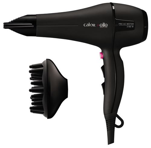 Calor Elite Model Look CV7852C0 Signature Pro - Haardroger - zwart/fuchsia