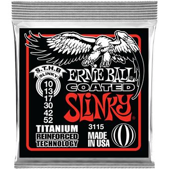 Jeu de cordes electriques ernie ball titanium 3115 - light top heavy bottom 10-52 - 1