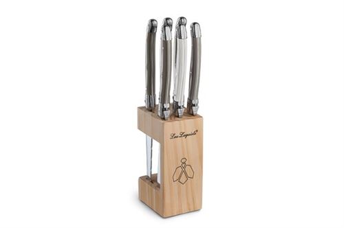 Amefa bloc de 6 couteaux steaks gamme tradition poivre - taupe 894960